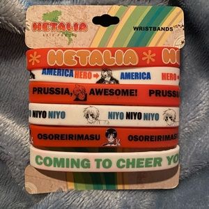 Hetalia Rubber Wristbands